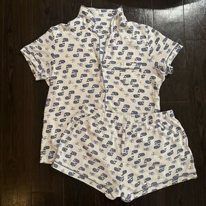 Roller Rabbit Moby Polo Pajamas Size Medium